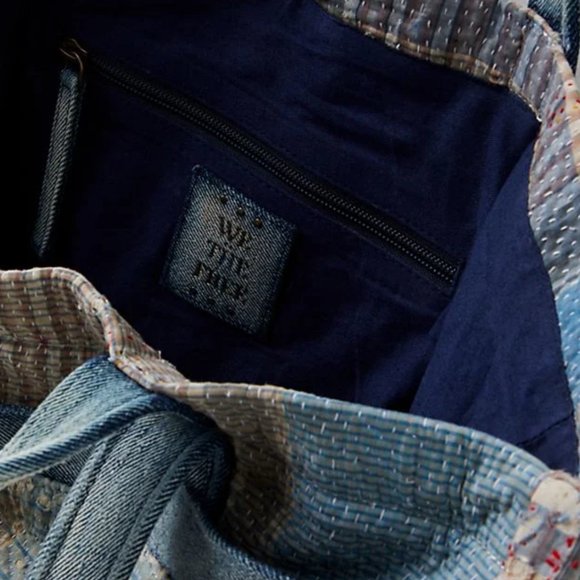 077 We The Free Kantha Sashiko Tote Multiple patterns available - Picture 14 of 14